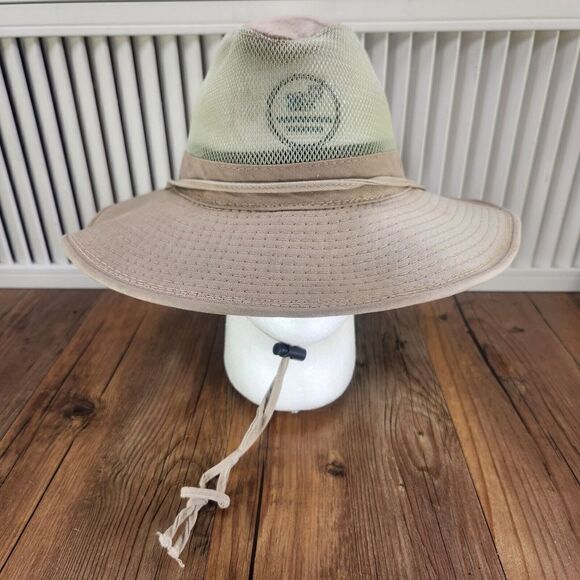 Dorfman Pacific Co. Hat Solarweave Mens One Piece Suplex Pinch Front Safari Mesh - Picture 2 of 10